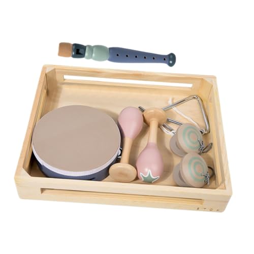 Beaupretty Teiliges Percussion Instrument aus Holz Pädagogisches Musikspielzeug für Kleinkinder Feinmotorik und Hand Auge koordination für Kindergarten und Familie von Beaupretty