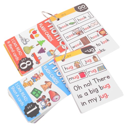 Beaupretty Teiliges Phonics Englisch Rechtschreibkarten für Bunte Lernkarten mit Karten und Metallringen Fördert Worterkennung Gedächtnis und Strategisches Lernspielzeug Beaupretty Teiliges Phonics Englisch Rechtschreibkarten für Bunte Lernkarten mit Karten und Metallringen Fördert Worterkennung Gedächtnis und Strategisches Lernspielzeug von Beaupretty