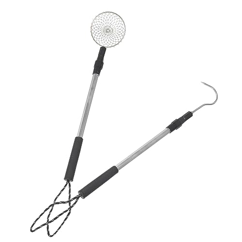 Beaupretty Teiliges Sand Sieb mit Teleskopstange Schaufel und Schalenheber für Strand zum Sichten von Sand Muscheln und für Erwachsene von Beaupretty
