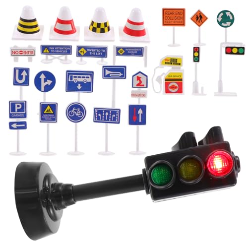 Beaupretty Teiliges Verkehrszeichen Spielset für Realistische Micro Szenen Pädagogisches Verkehrsschild mit Schwarzem Ampelmodell Fördert Verkehrssicherheit und Frühes Lernen Beaupretty Teiliges Verkehrszeichen Spielset für Realistische Micro Szenen Pädagogisches Verkehrsschild mit Schwarzem Ampelmodell Fördert Verkehrssicherheit und Frühes Lernen von Beaupretty