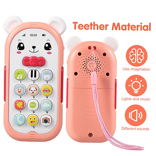 Beaupretty Telefonspielzeug mit Musik Kreatives Simulation Handyspielzeug für Kleinkinder Fördert Frühes Lernen und Hand Auge Koordination Hellrosa Beaupretty Telefonspielzeug mit Musik Kreatives Simulation Handyspielzeug für Kleinkinder Fördert Frühes Lernen und Hand Auge Koordination Hellrosa von Beaupretty