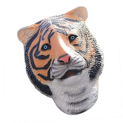 Beaupretty Tierkopf Verkleidung Einzigartige Tiger Maske für Halloween Kostümpartys und Karneval Atemberaubendes Design Komfortabel und Atmungsaktiv für Rollenspiele und Aufführungen von Beaupretty