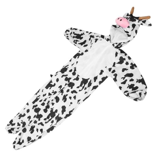 Beaupretty Tierkostüme Karnevalskostüme Halloween Tierkostüm Party Outfit Ochsenkostüm Kuh Outfit Tier Partyzubehör Tier Halloween Outfit Kuh Cosplay Cosplay Baumwolle von Beaupretty