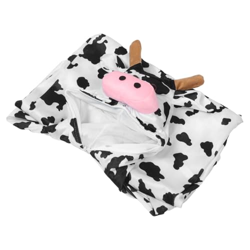 Beaupretty Tierkostüme Kuhkostüm für Halloween-Kostüm für Tier-Halloween-Kostüm Kuh-Cosplay-Kostüm Ochsen -Outfit tierisches Partykostüm Kuh-Kostüm Baumwolle von Beaupretty