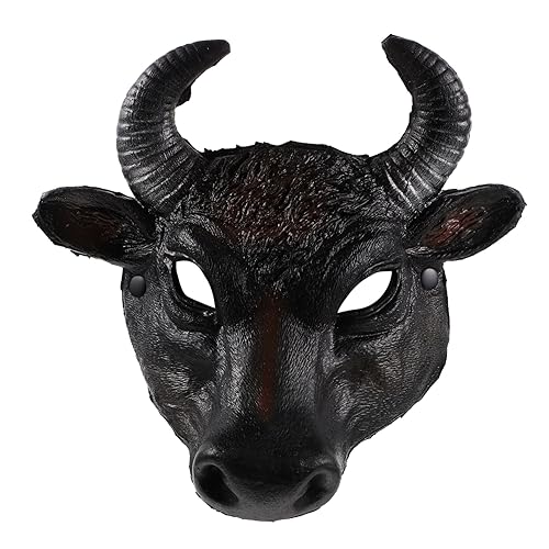 Beaupretty Tiermaske Bull Halbe Gesichtsmaske Realistische Maske für Halloween Karneval und Cosplay Komfortables PU Material Atemaktiv und Einzigartiges Design Party Zubehör Beaupretty Tiermaske Bull Halbe Gesichtsmaske Realistische Maske für Halloween Karneval und Cosplay Komfortables PU Material Atemaktiv und Einzigartiges Design Party Zubehör von Beaupretty