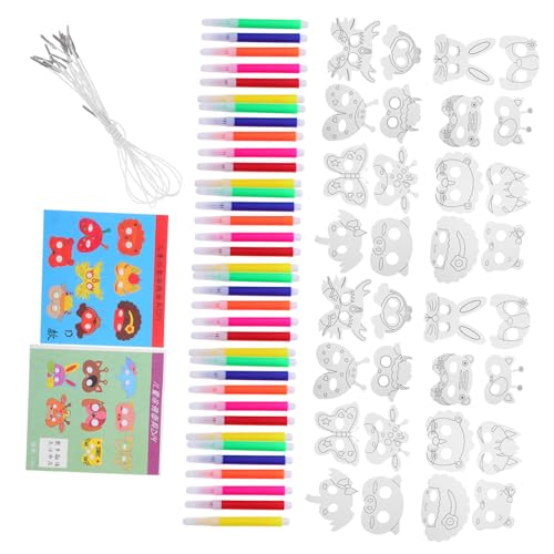 Beaupretty Tiermasken zum Bemalen für Teiliges DIY mit Stiften Halbe Weiße Papiermasken für Halloween Geburtstagsfeiern Schulveranstaltungen und Kreative Bastelaktivitäten Beaupretty Tiermasken zum Bemalen für Teiliges DIY mit Stiften Halbe Weiße Papiermasken für Halloween Geburtstagsfeiern Schulveranstaltungen und Kreative Bastelaktivitäten von Beaupretty