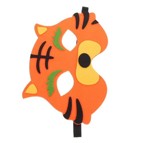 Beaupretty Tiger Mask für Halbe Tiermaske Filz für Halloween Fasching Kostümparty für Verkleidungsspiele Beaupretty Tiger Mask für Halbe Tiermaske Filz für Halloween Fasching Kostümparty für Verkleidungsspiele von Beaupretty