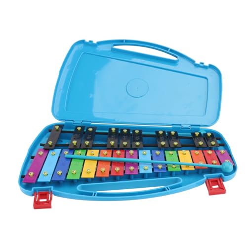 Beaupretty Töne Metallophon Percussion Musikinstrument Stabiles Aluminiumplatten Buntes Musikspielzeug für Musikalischen Langlebig und Sicher von Beaupretty