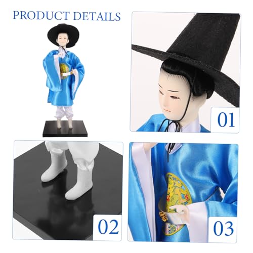 Beaupretty Traditionelle Koreanische Hanbok Puppe Handgefertigte Figur Für Heim Bürodekoration Koreanisches Kunsthandwerk Mit Lebendiger Farbgestaltung Restaurant und Beaupretty Traditionelle Koreanische Hanbok Puppe Handgefertigte Figur Für Heim Bürodekoration Koreanisches Kunsthandwerk Mit Lebendiger Farbgestaltung Restaurant und von Beaupretty