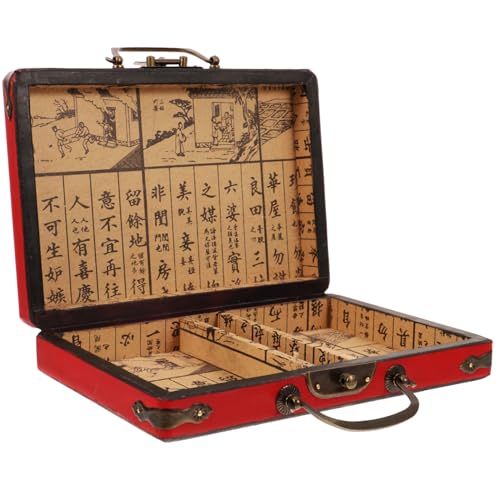 Beaupretty Traditionelle Mahjong Box aus Holz Retro Aufbewahrungsbox für Mahjong Steine Leichtgewichtige Vielseitige Nutzung als für Familie und Freunde Beaupretty Traditionelle Mahjong Box aus Holz Retro Aufbewahrungsbox für Mahjong Steine Leichtgewichtige Vielseitige Nutzung als für Familie und Freunde von Beaupretty