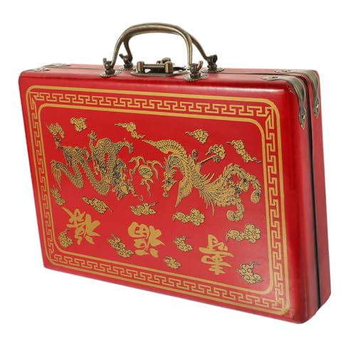 Beaupretty Tragbare Mahjong Aufbewahrungsbox mit Deckel Robustes Vintage PU Leder Multifunktional für Mahjong und Zubehör Leicht Stabil für Reisen Freizeit und Zuhause Beaupretty Tragbare Mahjong Aufbewahrungsbox mit Deckel Robustes Vintage PU Leder Multifunktional für Mahjong und Zubehör Leicht Stabil für Reisen Freizeit und Zuhause von Beaupretty