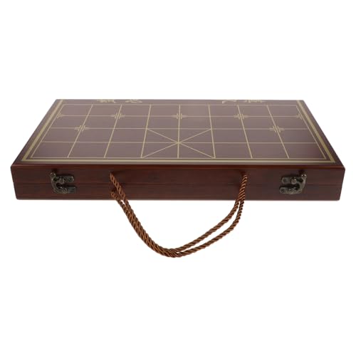 Beaupretty Tragbares Chinesisches Xiangqi Holz Schachspiel Set mit Integriertem Griff Zweifach Nutzbarem Aufbewahrungs und Spielbrett Platzsparend für Reisen und Familie Beaupretty Tragbares Chinesisches Xiangqi Holz Schachspiel Set mit Integriertem Griff Zweifach Nutzbarem Aufbewahrungs und Spielbrett Platzsparend für Reisen und Familie von Beaupretty