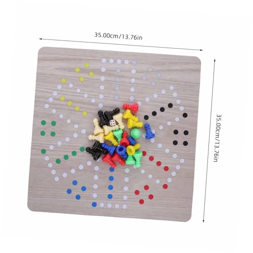 Beaupretty Tragbares Personen Flying Chess Spiel mit Interaktivem Brettspiel Fördert Soziale Interaktion und Problemlösung für Familienfeiern Partyspaß und Kognitive Entwicklung von Beaupretty