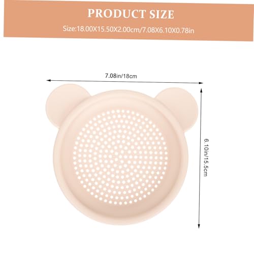Beaupretty Tragbares Sandspielzeug mit Silikon sandsieb Leichtes Strandspielzeug für Sicherer Sandfilter für Sommer Handliches Sandspielzeug für Strand und Garten von Beaupretty