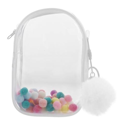 Beaupretty Transparente PVC Puppen Aufbewahrungstasche mit Pompons Kratzfest Tragbar Modisch für Puppenliebhaber Schutz vor Staub und Beschädigung für Unterwegs und Ausstellungen Beaupretty Transparente PVC Puppen Aufbewahrungstasche mit Pompons Kratzfest Tragbar Modisch für Puppenliebhaber Schutz vor Staub und Beschädigung für Unterwegs und Ausstellungen von Beaupretty