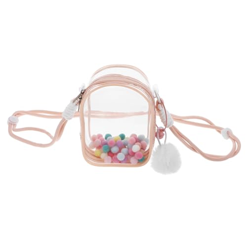 Beaupretty Transparente Puppen Aufbewahrungstasche mit Schultergurt und Pompons Tragbare Mini figurenschutz Tasche Staub für Outdoor und Reise Geeignet Beaupretty Transparente Puppen Aufbewahrungstasche mit Schultergurt und Pompons Tragbare Mini figurenschutz Tasche Staub für Outdoor und Reise Geeignet von Beaupretty