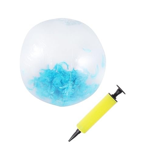 Beaupretty Transparenter Aufblasbarer Glitzer Strandball mit Pumpe Outdoor Beach Ball und Fotorequisite für Pool Party Buntes PVC Wasserspielzeug für Erwachsene Beaupretty Transparenter Aufblasbarer Glitzer Strandball mit Pumpe Outdoor Beach Ball und Fotorequisite für Pool Party Buntes PVC Wasserspielzeug für Erwachsene von Beaupretty