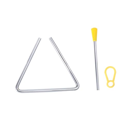 Beaupretty Triangel Musikinstrument Percussion Instrument Musikspielzeug für Kindergarten Frühe Musikerziehung Hand Auge Koordination Fördern Sicher Langlebig von Beaupretty