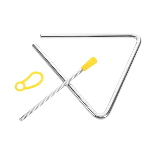 Beaupretty Triangle Percussion Instrument mit Schlägel Musikinstrument für Kleinkinder Frühen von Rhythmus und Musikverständnis für Außenbereich und Spielgruppen Beaupretty Triangle Percussion Instrument mit Schlägel Musikinstrument für Kleinkinder Frühen von Rhythmus und Musikverständnis für Außenbereich und Spielgruppen von Beaupretty
