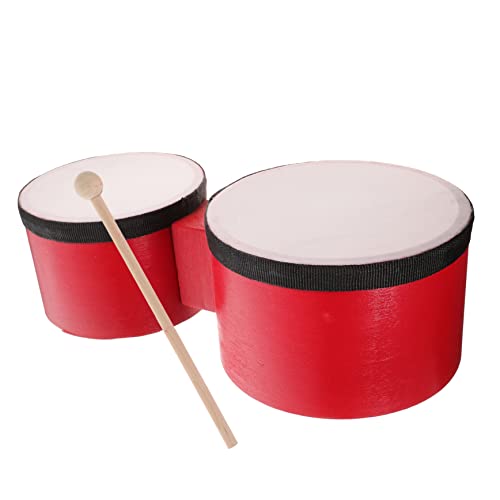 Beaupretty Trommel Satz für Kinder – 5 und 6 Schlaginstrumente mit Drumsticks Motorik Musikalität und Kreativität Fördern Tragbar und Sicher für Drinnen und Draußen von Beaupretty