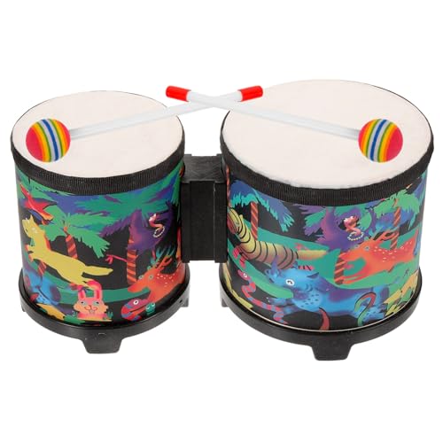 Beaupretty Trommel Satz für Kinder Pädagogisches Percussion Instrument 5 und 6 Handtrommeln Leicht und Tragbar für Musikstunden und Kreative Spielzeiten von Beaupretty