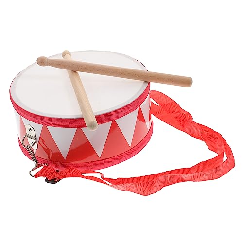 Beaupretty Trommelset Doppelseitige Snare Drum mit Drumsticks Musikinstrument für Kleinkinder zur Musikalischer Fähigkeiten Spaßspielzeug für Jungen und Mädchen von Beaupretty