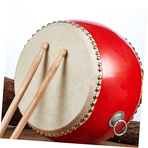 Beaupretty Trommelspielzeug Holz Percussion Instrument mit Riemen und Sticks Kuhfell Trommel für Musikspielzeug Hand Augen Koordination für Vorschulkinder Beaupretty Trommelspielzeug Holz Percussion Instrument mit Riemen und Sticks Kuhfell Trommel für Musikspielzeug Hand Augen Koordination für Vorschulkinder von Beaupretty
