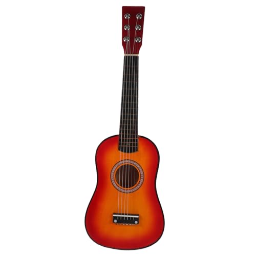 Beaupretty Übungsgitarre Holzspielzeug Musikinstrument Lernspielzeug für Musikalische Früherziehung mit Tragbarem Design Sonnenuntergang Farbverlauf Beaupretty Übungsgitarre Holzspielzeug Musikinstrument Lernspielzeug für Musikalische Früherziehung mit Tragbarem Design Sonnenuntergang Farbverlauf von Beaupretty