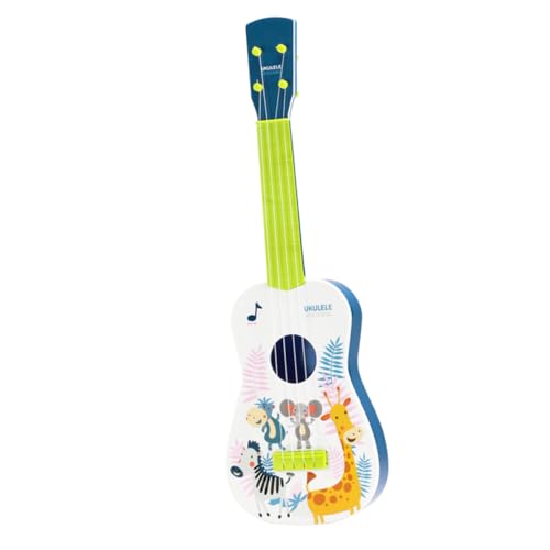 Beaupretty Ukulele Kleines Musikalisches Lerninstrument aus Sicherem für Kleinkinder Jungen Mädchen Frühe Musikbildung und Bühnenperformance Zufällige Farbe Zufällige Farbe von Beaupretty