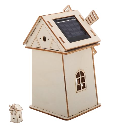 Beaupretty Unfertiges Holz Solarwindrad Modell für Kreatives Wissenschaftsspielzeug Vorstellungskraft und Geschicklichkeit für Gemeinsames Lernen und Spiel Beaupretty Unfertiges Holz Solarwindrad Modell für Kreatives Wissenschaftsspielzeug Vorstellungskraft und Geschicklichkeit für Gemeinsames Lernen und Spiel von Beaupretty