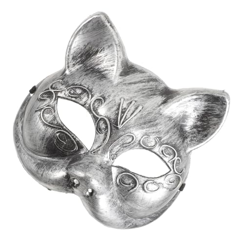 Beaupretty Verstellbare Fuchsgesichtsmaske Silber Retro Halbes Gesicht Karneval Halloween Deko für Frauen Weiches Atmungsaktives Material Spaßige Tiermaske mit Glanz für Kostümfest Beaupretty Verstellbare Fuchsgesichtsmaske Silber Retro Halbes Gesicht Karneval Halloween Deko für Frauen Weiches Atmungsaktives Material Spaßige Tiermaske mit Glanz für Kostümfest von Beaupretty