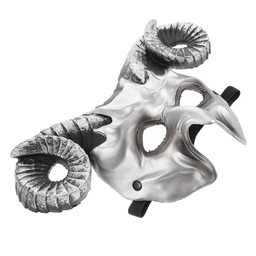 Beaupretty Verstellbare Ox Horn Maske Halloween Gruselige Cosplay Masquerade Maske für Karneval Maskenball Party Zubehör von Beaupretty