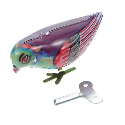 Beaupretty Vintage Aufziehbares Blechspielzeug Echte Magpie Figur aus Hochwertigem Für Erwachsene als und Dekoration Sicher und Handlich für Kleine Hände von Beaupretty