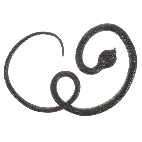 Beaupretty Vivid Fake Snake Modell Realistische Schlangenfigur für Garten Dekoration Lange Schwarze Cobra für Partys und Streiche Leicht und Beweglich aus Hochwertigem Material Gefertigt Beaupretty Vivid Fake Snake Modell Realistische Schlangenfigur für Garten Dekoration Lange Schwarze Cobra für Partys und Streiche Leicht und Beweglich aus Hochwertigem Material Gefertigt von Beaupretty