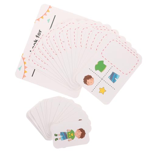 Beaupretty Vorschul Lernspielzeug Montessori Karten für Kognitive Entwicklung Logisches und Gedächtnistraining Interaktive Aktivitäten für Familien und Partyspiele Beaupretty Vorschul Lernspielzeug Montessori Karten für Kognitive Entwicklung Logisches und Gedächtnistraining Interaktive Aktivitäten für Familien und Partyspiele von Beaupretty