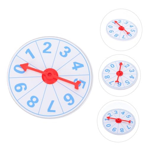 Beaupretty Wandhängendes Preisdrehrad Turntable für Kinderparty Spiele Tragbares Leichtes Preisdrehrad für Unterrichtsaktivitäten Buntes Zeigerdesign Perfektes Zubehör für Zufällige Farbe von Beaupretty