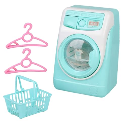 Beaupretty Waschmaschine für Puppenhaus Haushaltsgerät im Cartoon Design Realistisches Rollenspiel Sicher und Spielerisch für Mädchen und Jungen Geeignet von Beaupretty