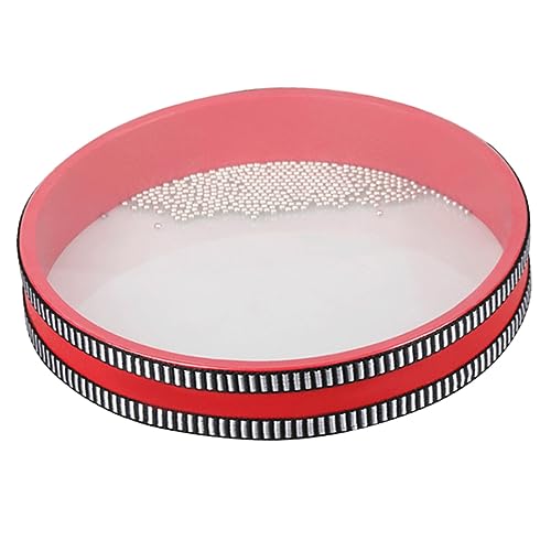 Beaupretty Wave Drum Wellenperlen Trommelinstrument für Pädagogische Percussion Handgefertigte Musikinstrument für Kreative Musikentwicklung und Koordinationstraining von Beaupretty