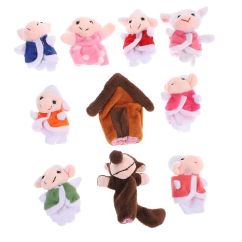 Beaupretty Weiche Plüsch Fingerpuppen Wolf und Lamm Langlebiges Kuscheltier für Sicher für Zuhause und Schule Fördert Fantasievolles und Kindliche Freude Beaupretty Weiche Plüsch Fingerpuppen Wolf und Lamm Langlebiges Kuscheltier für Sicher für Zuhause und Schule Fördert Fantasievolles und Kindliche Freude von Beaupretty