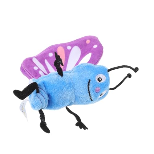 Beaupretty Weiche Schmetterling Handpuppe Plüschtier Kuscheltier für Puppentheater Fingerpuppe Niedlich Tierisch Lernspielzeug für Kleinkinder und Junge Mädchen von Beaupretty