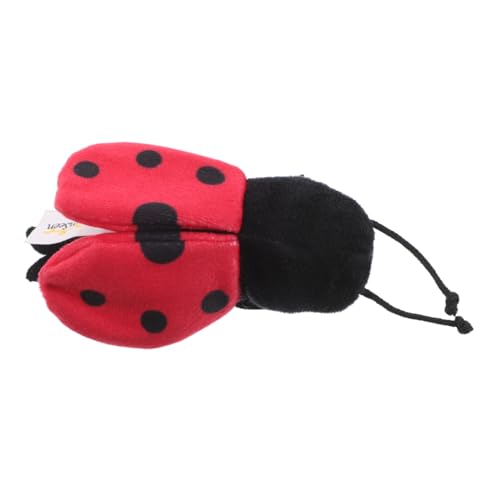 Beaupretty Weiches Plüsch Fingerpüppchen Marienkäfer Beruhigendes für Kleinkinder Fördert Frühe Bildung und Kreatives Geschichtenerzählen Interaktive Handpuppe für Party Mitgebsel von Beaupretty