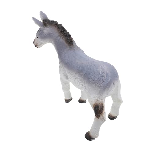 Beaupretty Weiches Stehendes Donkey Modell für Realistische Bauernhoftier Figur aus Sicherem Material Lebensechte Esel Nachbildung als Dekoratives Ornament für Regal und Spielspaß von Beaupretty