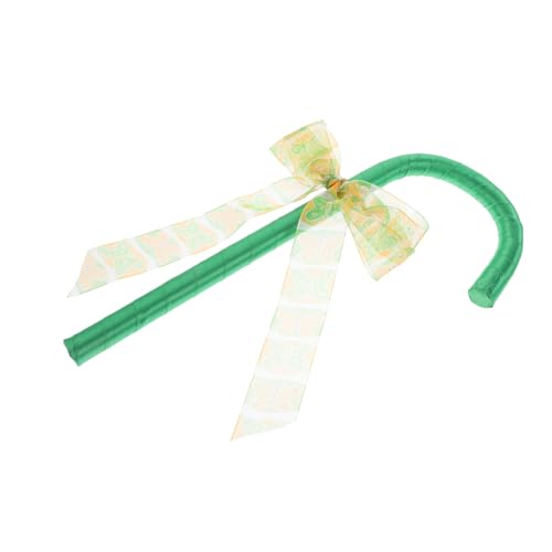 Beaupretty Weihnachtlicher Kostümstab mit Stilvollem Schleifen Bowknot Robustes Accessoire für Cosplay Party und Bühnenauftritte Eleganter Stock mit Dekorativem Schleifendetail von Beaupretty
