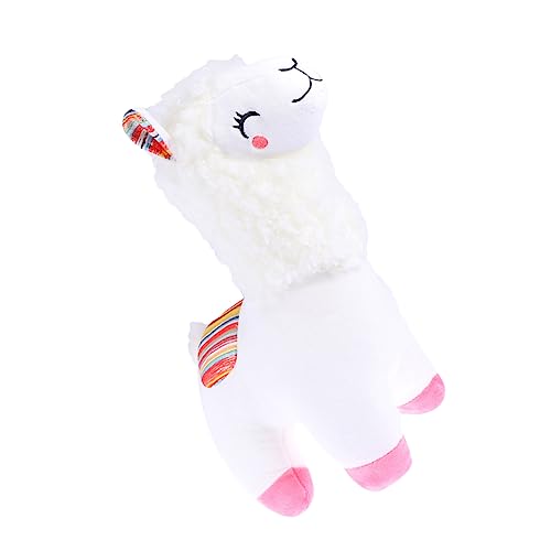 Beaupretty Weihnachtliches Kuscheltier Alpaka Plüschfigur Weiches Stofftier mit Hautfreundlichem Material Gefüllt mit Sicherem Baumwollfüllung Dekoratives und Begleiter für Drinnen und Beaupretty Weihnachtliches Kuscheltier Alpaka Plüschfigur Weiches Stofftier mit Hautfreundlichem Material Gefüllt mit Sicherem Baumwollfüllung Dekoratives und Begleiter für Drinnen und von Beaupretty