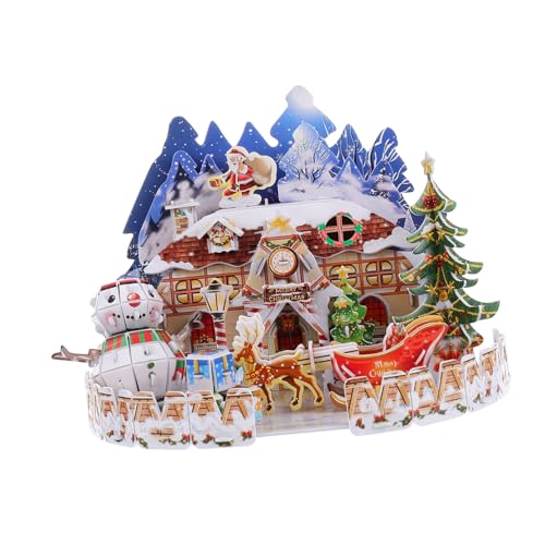 Beaupretty Weihnachts Puzzle Haus aus Hochwertigem Kreatives DIY Bauklötze als für Fördert Geduld Kreativität und Familienzeit an Festtagen Beaupretty Weihnachts Puzzle Haus aus Hochwertigem Kreatives DIY Bauklötze als für Fördert Geduld Kreativität und Familienzeit an Festtagen von Beaupretty