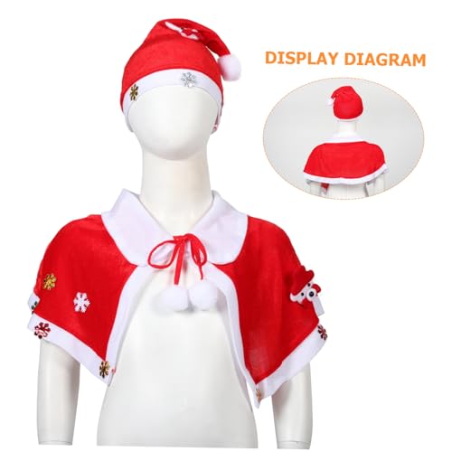 Beaupretty Weihnachtscape mit Samt Umhang und Santa Mütze Festliches Weihnachtskostüm für Kapuze Outfit für Party Bühnenauftritt und Winter Cosplay Beaupretty Weihnachtscape mit Samt Umhang und Santa Mütze Festliches Weihnachtskostüm für Kapuze Outfit für Party Bühnenauftritt und Winter Cosplay von Beaupretty