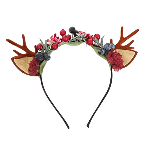 Beaupretty Weihnachtsgeweih Haarband mit Beeren Festlicher Haarschmuck für Erwachsene Weiches Stirnband für Weihnachtsfeier Cosplay und Kostüm Leichter Kopfschmuck Beaupretty Weihnachtsgeweih Haarband mit Beeren Festlicher Haarschmuck für Erwachsene Weiches Stirnband für Weihnachtsfeier Cosplay und Kostüm Leichter Kopfschmuck von Beaupretty