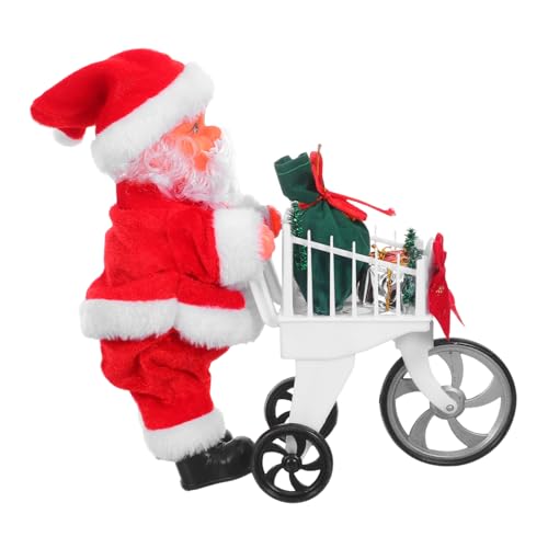 Beaupretty Weihnachtsmann mit Musik und Bewegung Plüsch Santa mit Handbetriebenem Einkaufswagen Sichere Kinderfreundliche Weihnachtsdekoration für Winterparty und Festtagsfeiern Beaupretty Weihnachtsmann mit Musik und Bewegung Plüsch Santa mit Handbetriebenem Einkaufswagen Sichere Kinderfreundliche Weihnachtsdekoration für Winterparty und Festtagsfeiern von Beaupretty