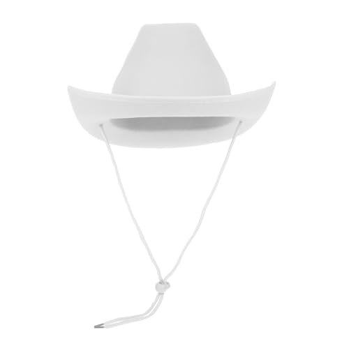 Beaupretty Weißer Western Cowboyhut mit Verstellbarer Kordel Filzhut für Damen und Herren Langlebig Vielseitig für Party und Kostüm Westernstyle Geeignet für Erwachsene und Jugendliche Beaupretty Weißer Western Cowboyhut mit Verstellbarer Kordel Filzhut für Damen und Herren Langlebig Vielseitig für Party und Kostüm Westernstyle Geeignet für Erwachsene und Jugendliche von Beaupretty