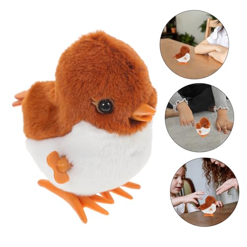 Beaupretty Wind Up für Springender Plüsch Langlebiges Aufziehtier mit Federmotor Fördert Hand Auge Koordination für Ostern Geburtstag Festliche Anlässe von Beaupretty